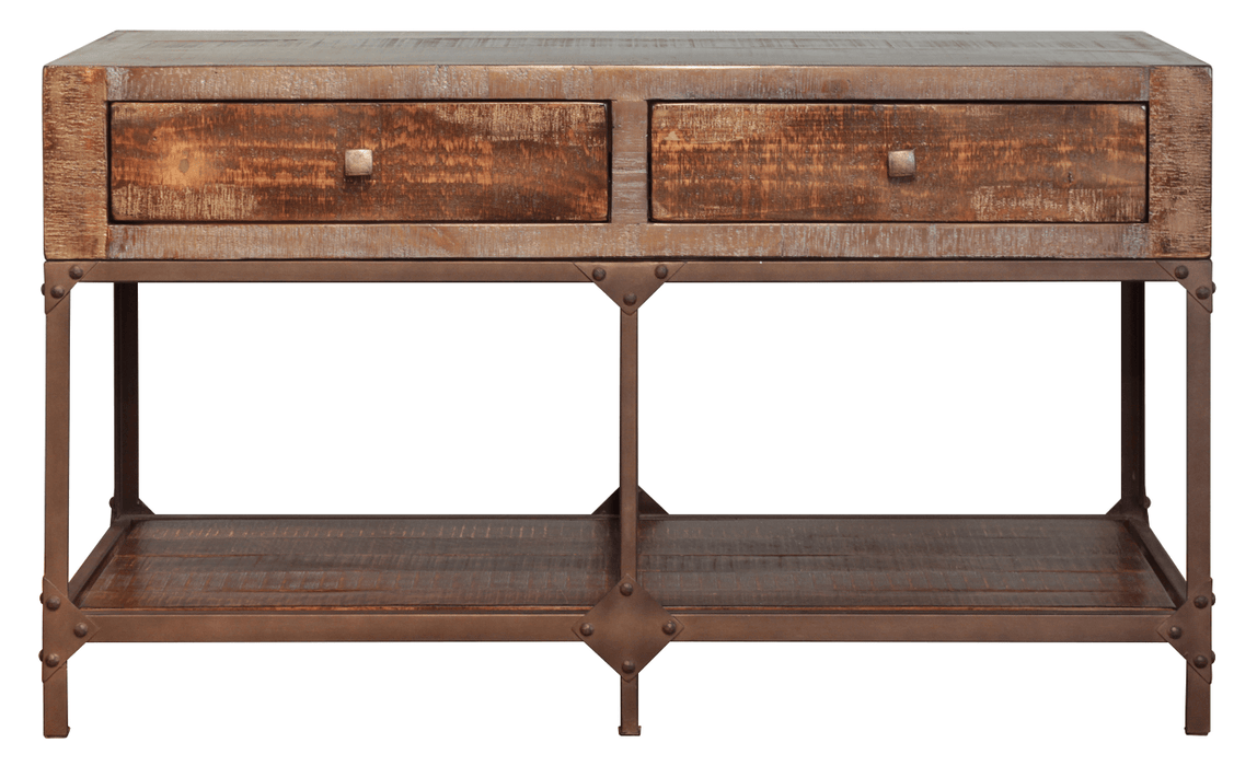 Urban Gold Sofa Table - Barewood