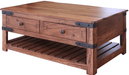 Parota Four Drawer Cocktail Table - Barewood