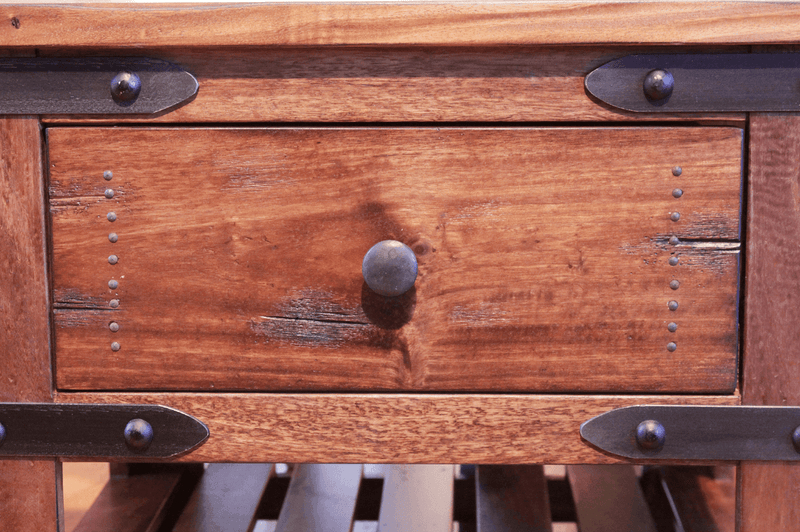 Parota Six Drawer Cocktail Table - Barewood