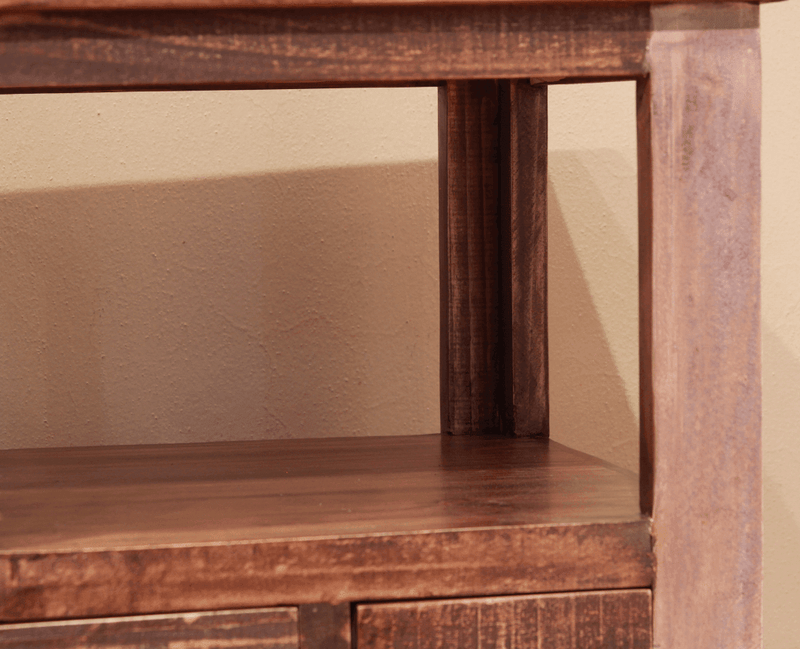 Antique Multicolor Sofa Table - Barewood