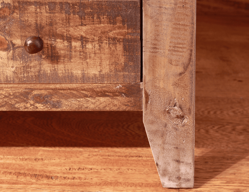 Antique Multicolor End Table - Barewood