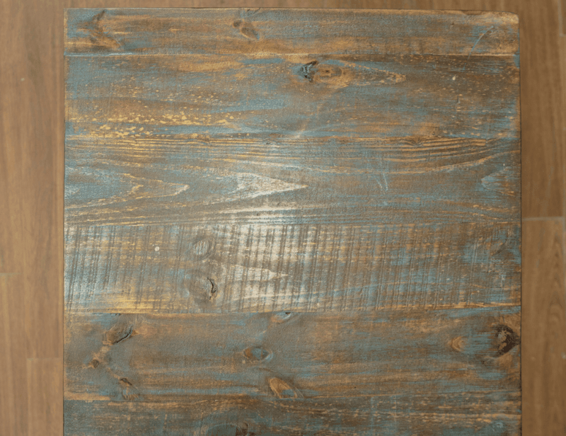 Antique Multicolor Side Table - Barewood