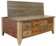 Antique Multicolor Cocktail Table - Barewood