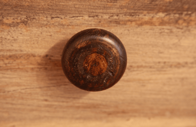 Antique Multicolor Mesh Side Table - Barewood