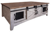 Pueblo Gray Cocktail Table - Barewood