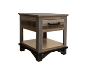 Loft Brown End Table - Barewood