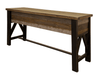 Loft Brown Counter Height Sofa Bar Table - Barewood