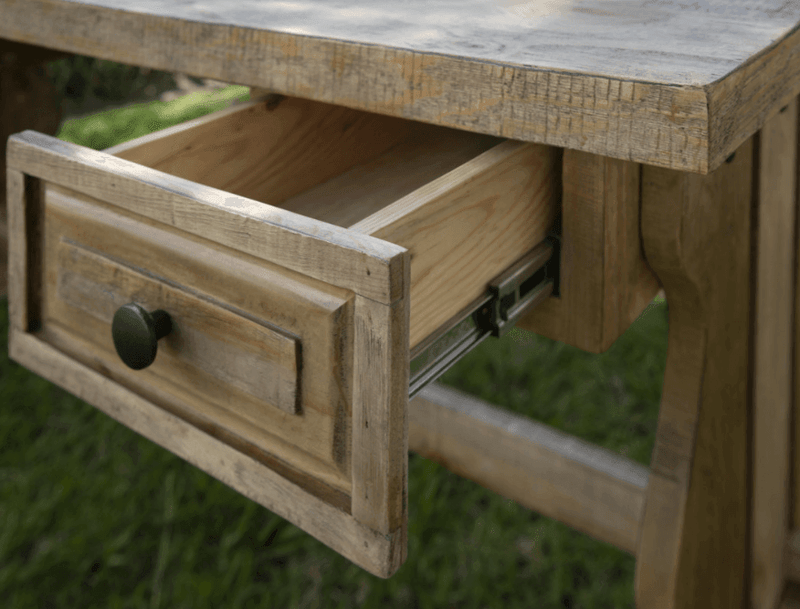 Marquez Two Drawer Desk - Barewood