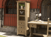 Marquez Narrow Shelving Unit - Barewood