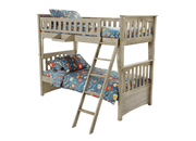 Sailboat Twin/Twin Bunk - Barewood