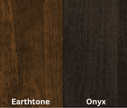 Amish Essentials 66" Rectangular Shaker Tapered Leg Table-Two Tone - Barewood