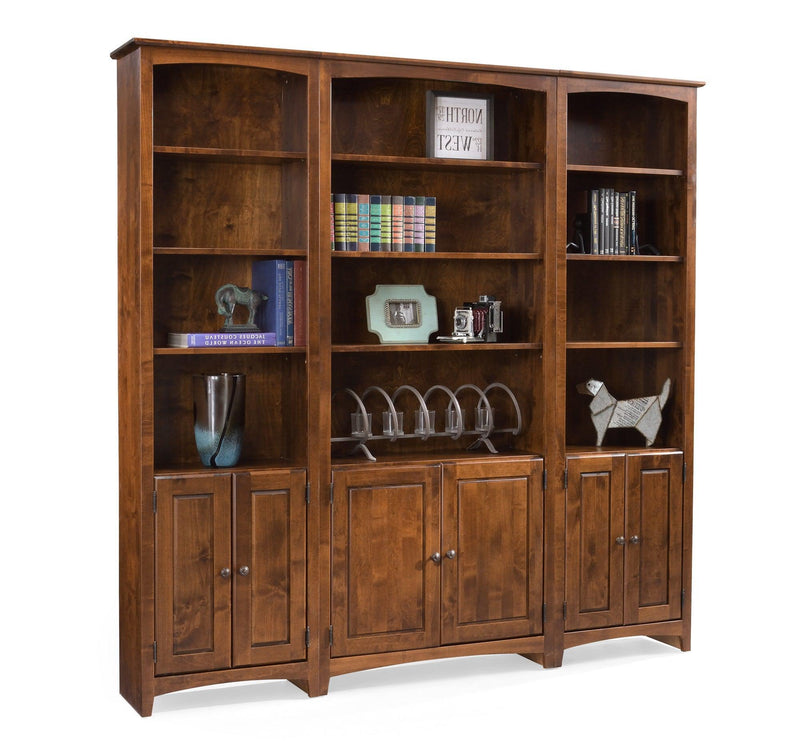 24"w Alder Bookcase (72"h - 84"h) - Barewood