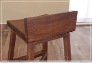 Pueblo Brown Stool - Barewood