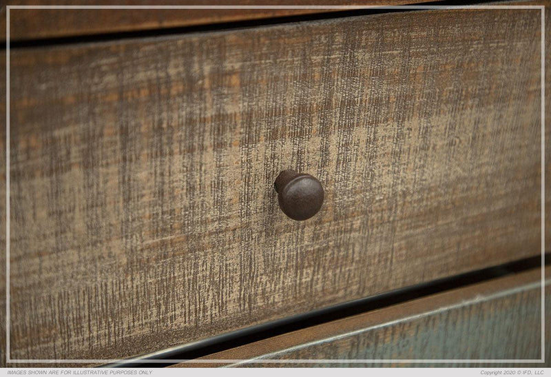 Multicolor Three Drawer File Cabinet - Barewood