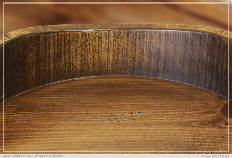 Pueblo Adjustable Height Stool - Barewood